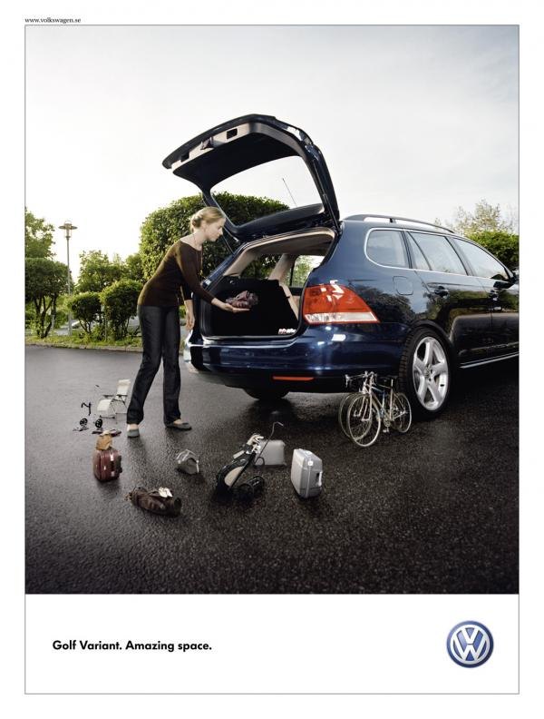 Golf Variant: Mom, Volkswagen, DDB Stockholm Sweden, Volkswagen Group, Печатная реклама
