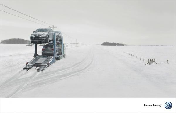 Volkswagen Touareg: Transporter, Volkswagen, DDB London, Volkswagen Group, Печатная реклама
