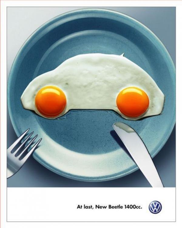 EGGS, Volkswagen, Cream, Volkswagen Group, Печатная реклама