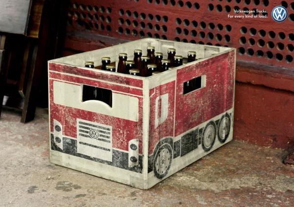 Volkswagen Trucks: Beer box, Volkswagen, Almap/bbdo, Volkswagen Group, Печатная реклама