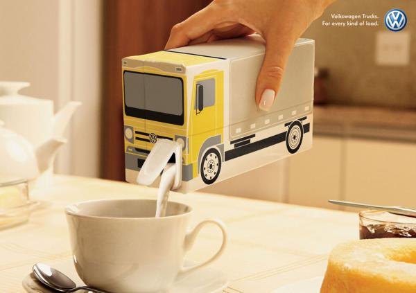 Volkswagen Trucks: Milk Box, Volkswagen, Almap/bbdo, Volkswagen Group, Печатная реклама