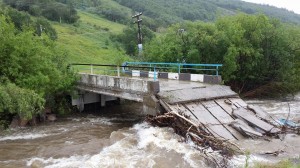 Последствия потопа в Магадане Последствия потопа в Магадане