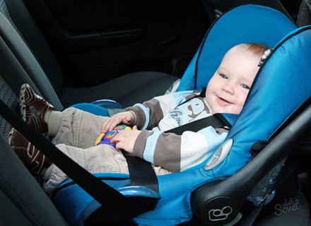 Baby in car seat