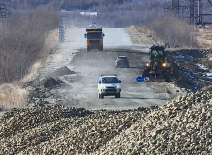Новое дорожное покрытие от Солнечного до 13-го километра в Магадане « автомагадан